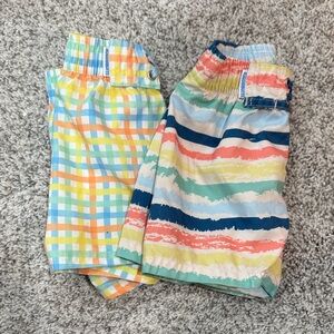 Colorful Kids Swim Trunks Set